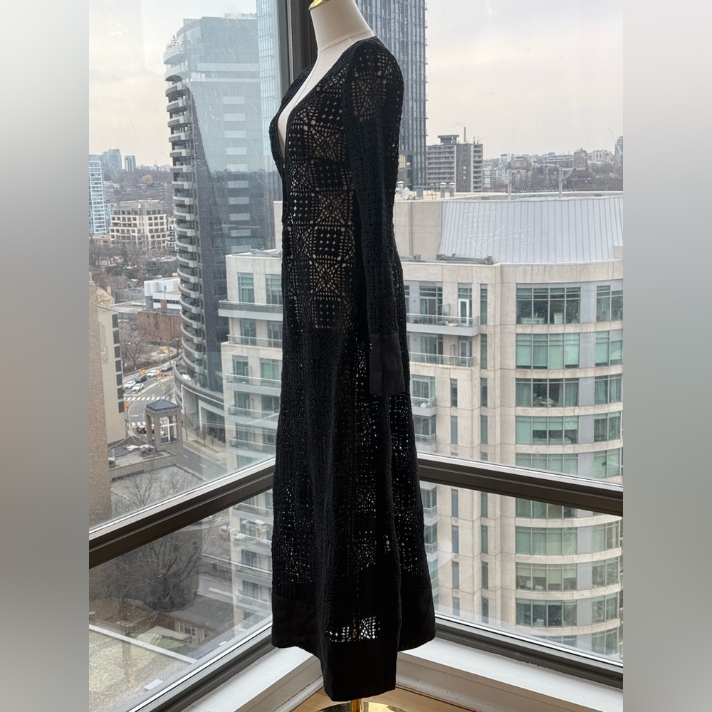 🆕 SIR THE LABEL 🧿 NWOT Rayure Long Sleeve Crochet Maxi Dress, Sz 1 US 4 - Picture 10 of 17